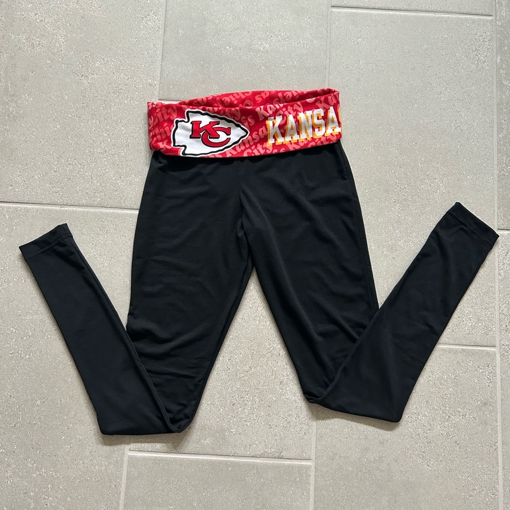 NFL Kansas City Chiefs Black Legging